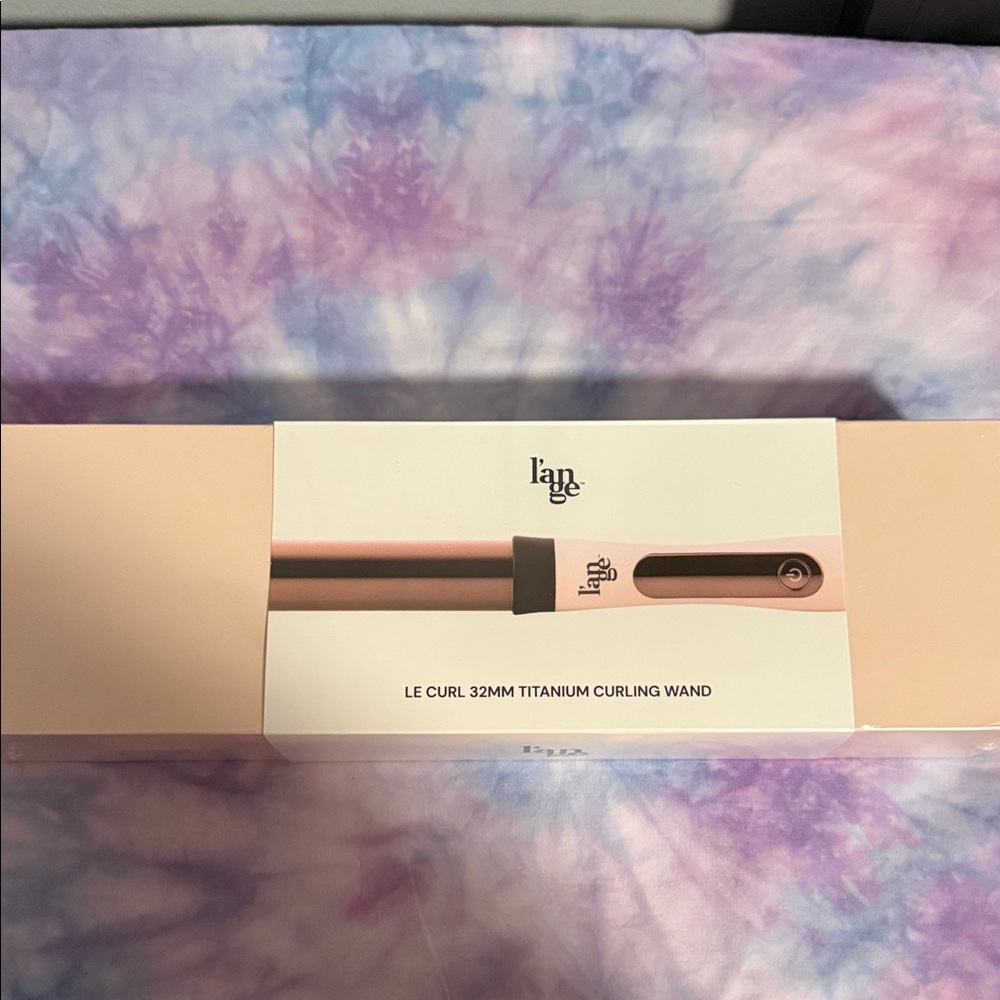 l'ange Le Curl 32mm Titanium Curling Wand - Pink